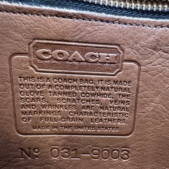 Vintage Coach Brown "Saddle" Bag circa 1970s - Picture 2 of 11